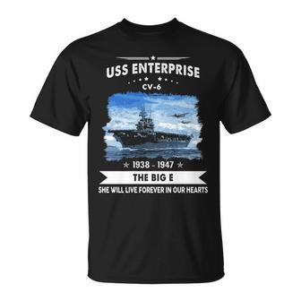 Uss Enterprise Cv T-Shirt | Mazezy AU