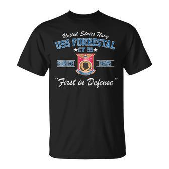 Uss Forrestal Cv59 T-Shirt - Monsterry DE