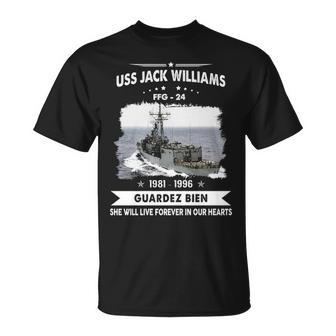 Uss Jack Williams Ffg T-Shirt | Mazezy