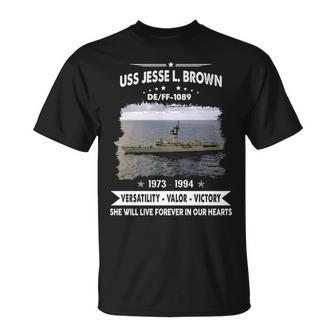 Uss Jesse L Brown Ff T-Shirt | Mazezy