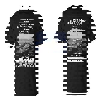 Uss Kitty Hawk Cv 63 Cva 63 Shitty Kitty T-Shirt | Mazezy