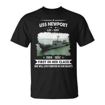 Uss Newport Lst T-Shirt | Mazezy