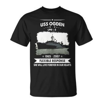 Uss Ogden Lpd T-Shirt | Mazezy