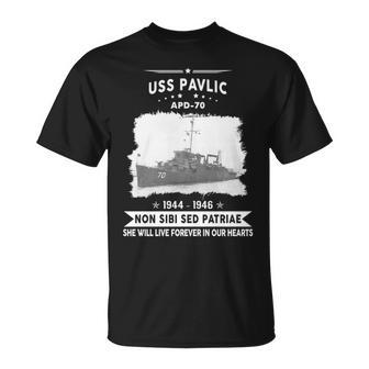 Uss Pavlic Apd T-Shirt | Mazezy