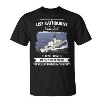 Uss Rathburne Ff 1057 De T-Shirt | Mazezy