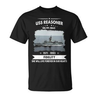 Uss Reasoner Ff 1063 De T-Shirt | Mazezy