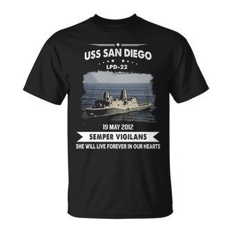 Uss San Diego Lpd T-Shirt | Mazezy