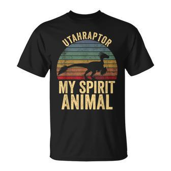 Utahraptor Is My Spirit Animal Dinosaur Lovers Utah T-Shirt - Monsterry