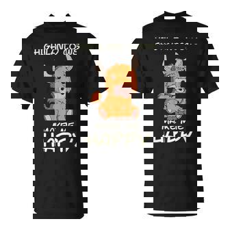 Vaca De Las Tierras Altas De Escociaacas De Las Tierras Camiseta unisex - Regaloses