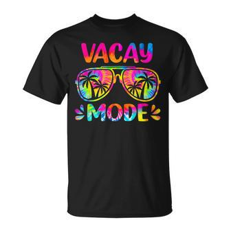 Vacay Mode Palm Tree Beach Vacation Summer Getaway Holiday T-Shirt - Monsterry DE