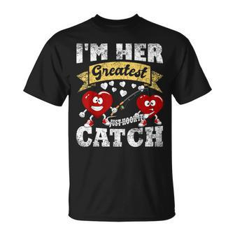 Valentines Day For Him & Her Matching Couples Fishing T-Shirt - Monsterry UK