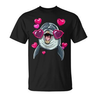 Valentines Day Dolphin Dolphin Lover T-Shirt - Monsterry