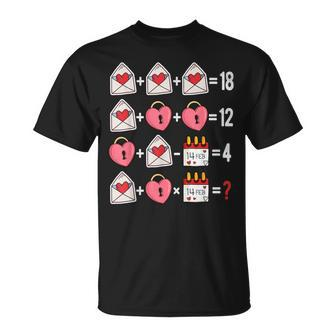 Valentines Day Order Of Operations Valentines Math Teacher T-Shirt - Monsterry