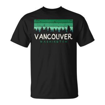 Vancouver Washington T Vintage Wa Souvenirs T-Shirt - Monsterry DE