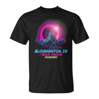 Vaporwave Total Solar Eclipse Bloomington Indiana In T-Shirt - Monsterry