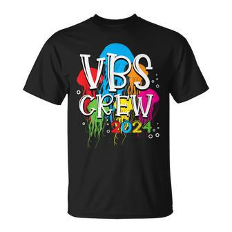 Vbs Crew Vacation Bible School Scuba Vbs 2024 Ocean Theme T-Shirt - Seseable