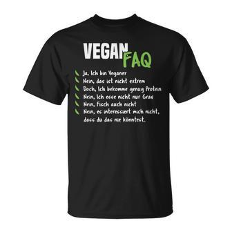Vegan Vegan Vegan Slogan T-Shirt - Seseable