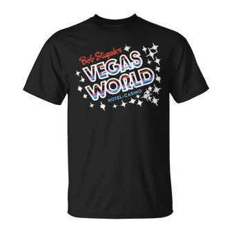 Vegas World Hotel Casino Retro Vintage Las Vegas T-Shirt - Monsterry CA