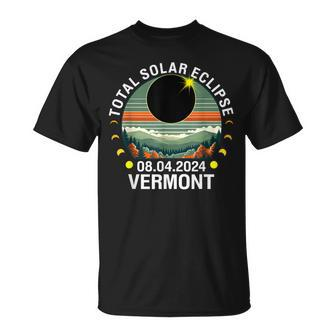 Vermont Eclipse 40824 America Total Solar Eclipse 2024 Vt T-Shirt - Seseable