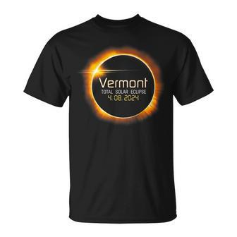 Vermont Totality Total Solar Eclipse April 8 2024 T-Shirt - Monsterry UK