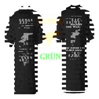 Verts Non Merci Inscription Anti-Verte T-Shirt - Cadeauxyz