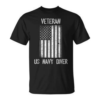 Veteran Us Navy Diver T-Shirt - Monsterry