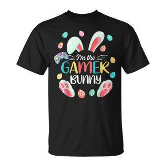 Video Game Easter Bunny Eggs Gamer Easter Gaming T-Shirt - Thegiftio UK