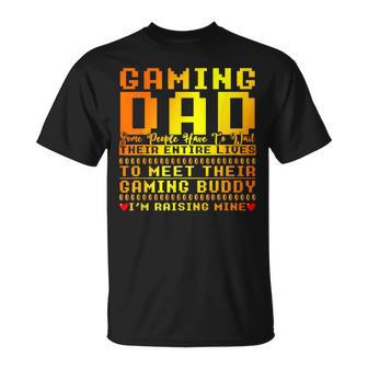 Video Games Player Fathers Day Gamer Dad Gaming T-Shirt - Monsterry AU