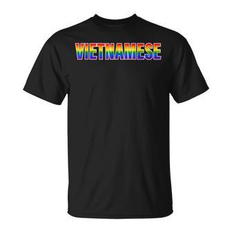 Vietnamese Pride Lgbtq Rainbow Vietnam Pride T-Shirt - Monsterry