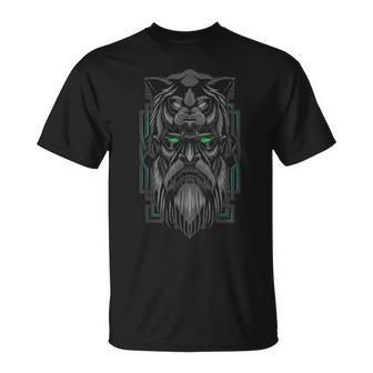 Viking Age Berserker Bärrieger Nordic Mythology T-Shirt - Seseable
