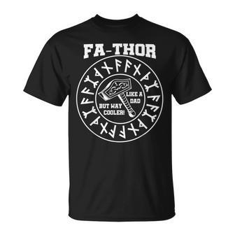 Viking Fa-Thor Father's Day T-Shirt - Monsterry