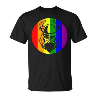 Viking Lgbtq Gay Lesbian Pride Scandinavia T-Shirt - Monsterry UK