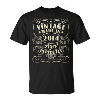 Vintage 10Th Birthday Decorations 2014 10 Birthday T-Shirt - Seseable