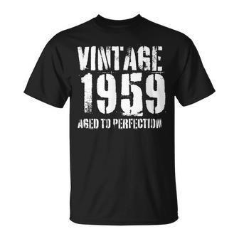 Vintage 1959 Birthday Retro Style T-Shirt - Monsterry UK