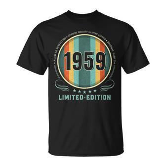 Vintage 1959 Limited Edition Bday 1959 Birthday T-Shirt - Monsterry UK
