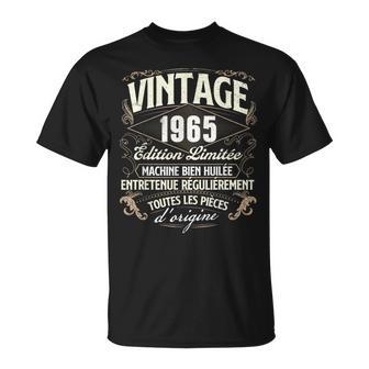 Vintage 1965 Édition Limitée Anniversaire T-Shirt - Cadeauxyz