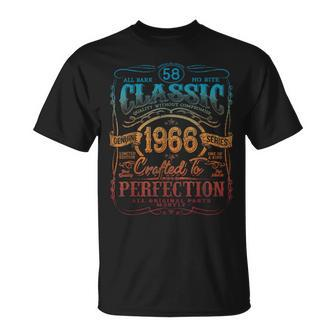 Vintage 1966 Limited Edition 58 Year Old 58Th Birthday T-Shirt | Mazezy