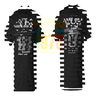 Vintage 1978 45 Años Classic 1978 Regalos 45 Cumpleaños Camiseta unisex - Regaloses