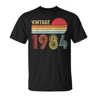 Vintage 1984 40Th Birthday 40 Years Old T-Shirt - Thegiftio UK