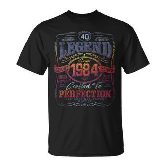 Vintage 1984 Limited Edition 40 Year Old 40Th Birthday T-Shirt - Seseable