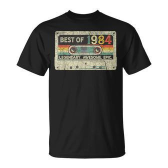 Vintage 1984 Limited Edition Cassette Tape 38Th Birthday T-Shirt - Monsterry