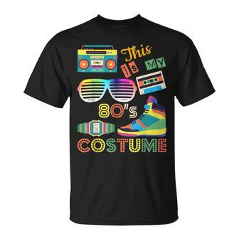 Vintage This Is My 80S Costume 1980S Retro Style T-Shirt - Monsterry AU