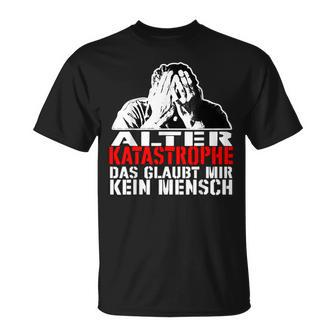Vintage Alter Katastrophe Das Beliet Me No Mensch Sl T-Shirt - Seseable