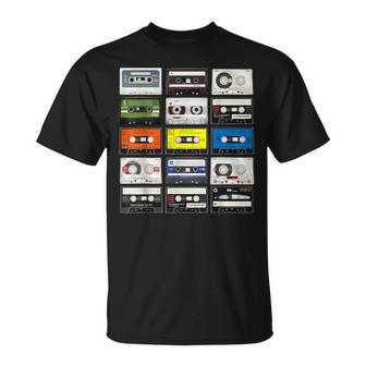 Vintage Audio Cassette Costume 70S 80S 90S Mixtape T-Shirt - Monsterry UK