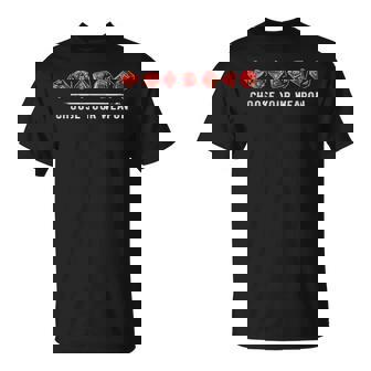 Vintage Avec Inscription « Choose Your Weapon » T-Shirt - Cadeauxyz