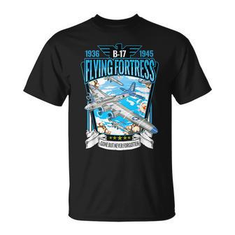 Vintage B17 Flying Fortress Ww2 Heavy Bomber Aviator T-Shirt - Monsterry AU