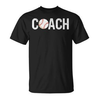 Vintage Baseball Coaches Appreciation Baseball Coach T-Shirt - Monsterry DE