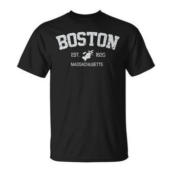 Vintage Boston Massachusetts Est 1630 Souvenir T-Shirt - Monsterry