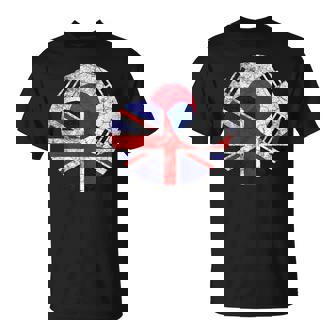 Vintage British & South Korea Flags Uk And South Korean T-Shirt - Thegiftio UK