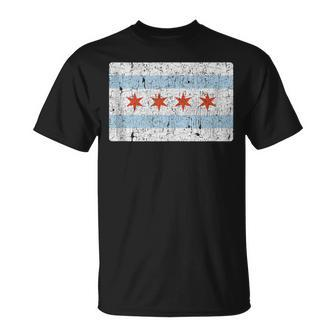 Vintage Chicago Flag Souvenir T-Shirt - Monsterry